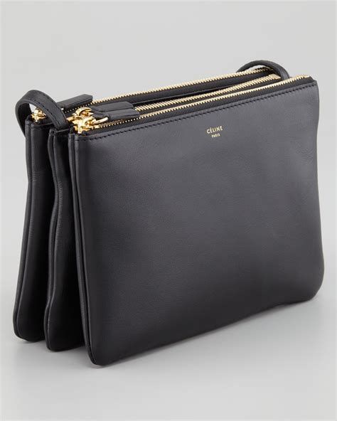 celine paris black leather bag|celine cross over bag.